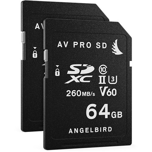 Angelbird 64GB AV Pro MK2 UHS-II SDXC Memory Card (2-Pack)