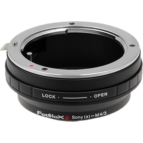 FotodioX Mount Adapter with Aperture Control Dial for Sony A-Mount Lens to Micro Four Thirds Camera