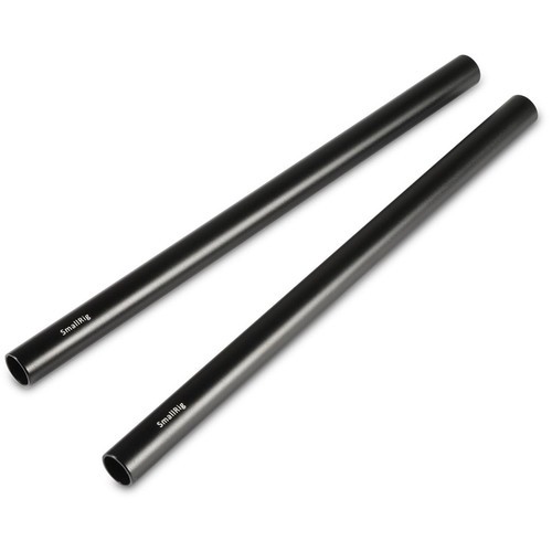 SmallRig 15mm Aluminum Rod (Pair, Black, 10")