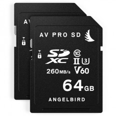 Angelbird 64GB AV Pro MK2 UHS-II SDXC Memory Card (2-Pack)